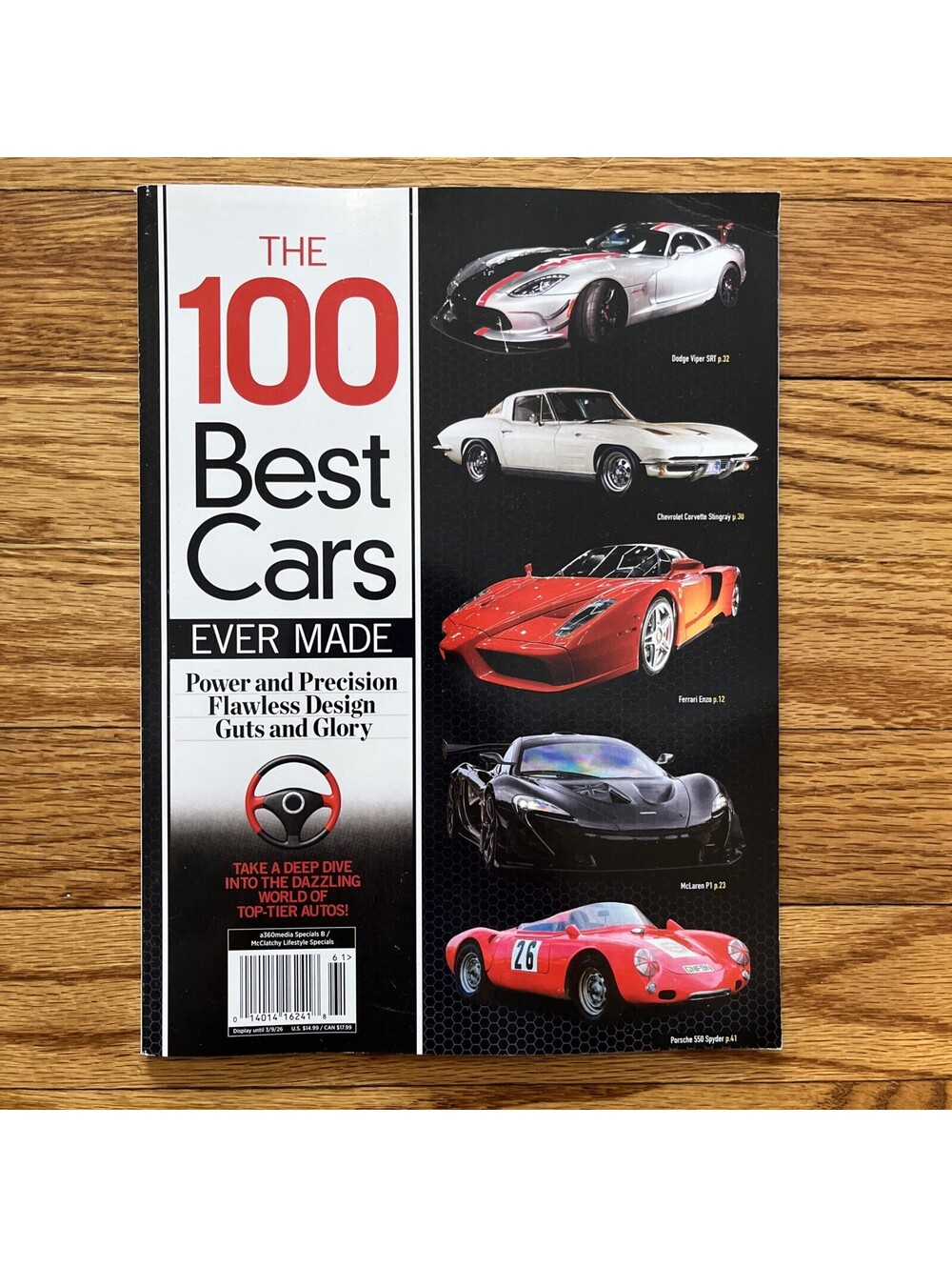 THE 100 BEST CARS EVER MADE MAGAZINE ISSUE THE DAZZLING WORLD TOP-TIER AUTOS
